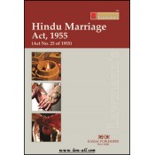Lawmann's Hindu Marriage Act, Act, 1955 by Kamal Publishers